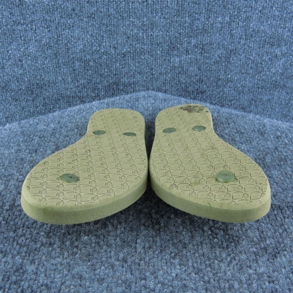 Reef Women Flip Flop Sandal Shoes Gold Synthetic Size 6 Medium - Picture 8 of 9